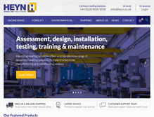 Tablet Screenshot of heyn.co.uk